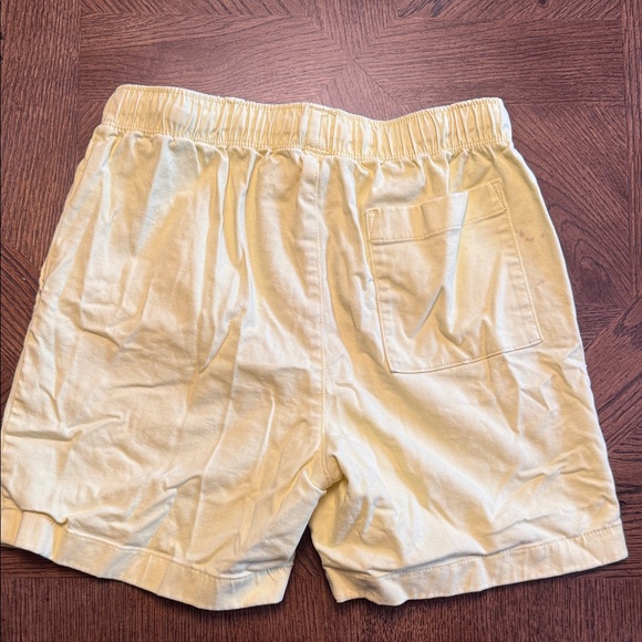 Yellow Drawstring Shorts - Picture 2 of 4